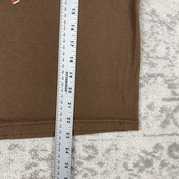 VTG Eric Clapton 2004 Men’s T Shirt Brown Short Sleeve Shirt Size Large - Picture 3 of 6